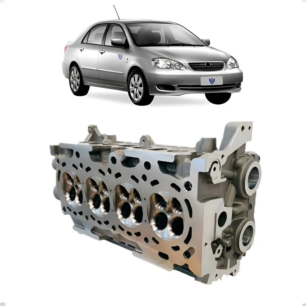 Cabeçote novo Toyota Corolla Novo 1.8 16v 2003 A 2007 Gasolina