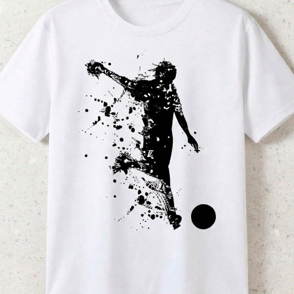 Camiseta infantil Estampado Jogador - Estampas Exclusivas Para Criança 100% Algodão