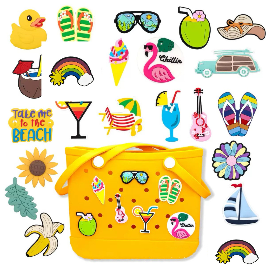 Cross-Border venda quente Borg saco buraco acessórios praia sacola pingente acessórios dos desenhos animados tamanho gra