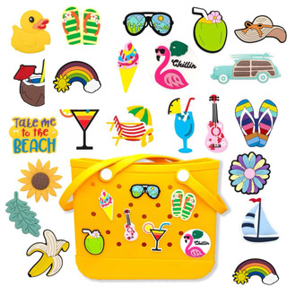 Cross-Border venda quente Borg saco buraco acessórios praia sacola pingente acessórios dos desenhos animados tamanho gra