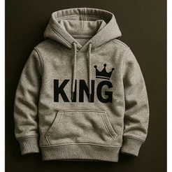 Moletom de Frio Infantil Unissex Masculino Feminino Casaco Canguru king Envio Rápido