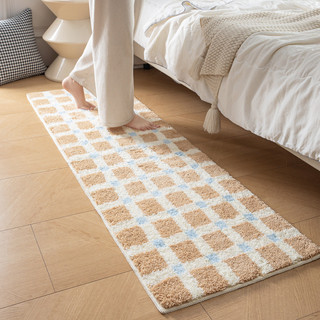 Tapete de cabeceira para quarto, tapete absorvente antiderrapante para banheiro