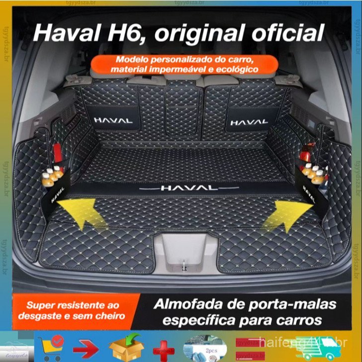 Tapete de bagagem Harvard H6 feito de material TPE XPE, cobertura total, interior antiderrapante.