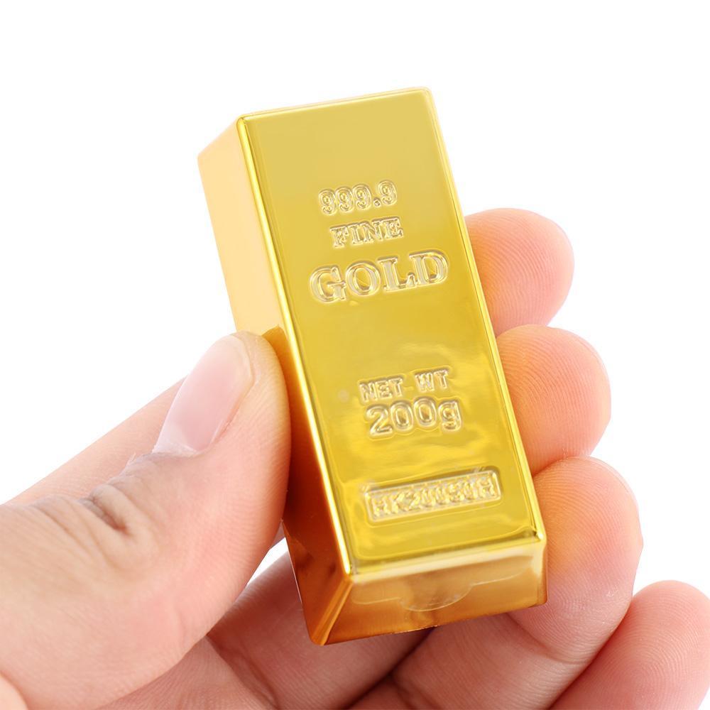 Ímãs De Geladeira Decoração De Resina Aniversário Ouro Tijolo Forma Casa