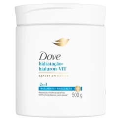 Dove 2 em 1 Máscara Capilar Hidratação + Hialuron-VIT 500g