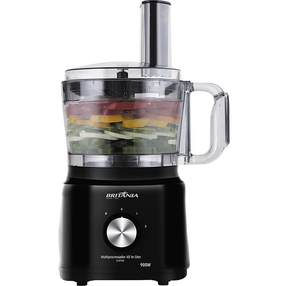 Multiprocessador com Liquidificador Britânia All in One BMP900P Preto 127V · foto 2