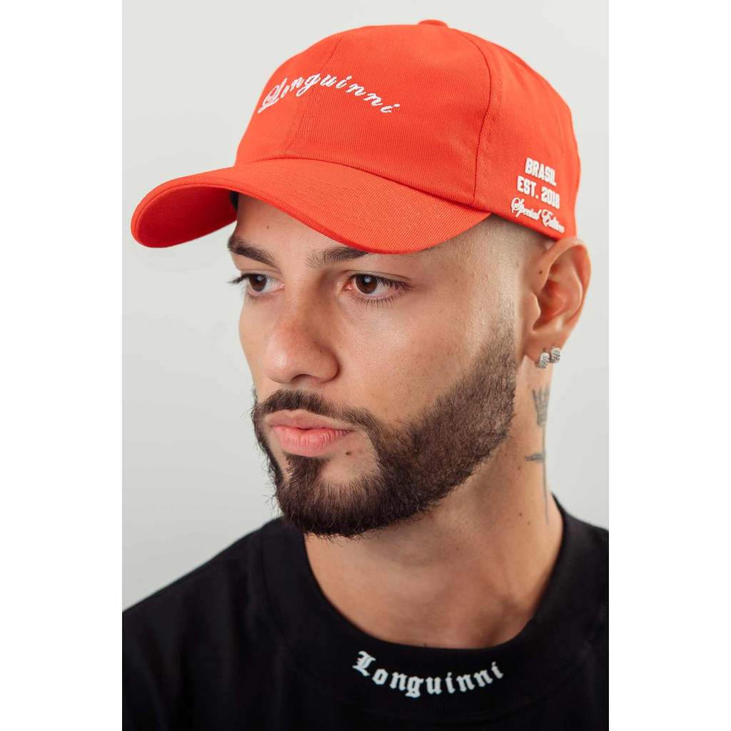 Boné Masculino Dad Hat Vermelho Angel