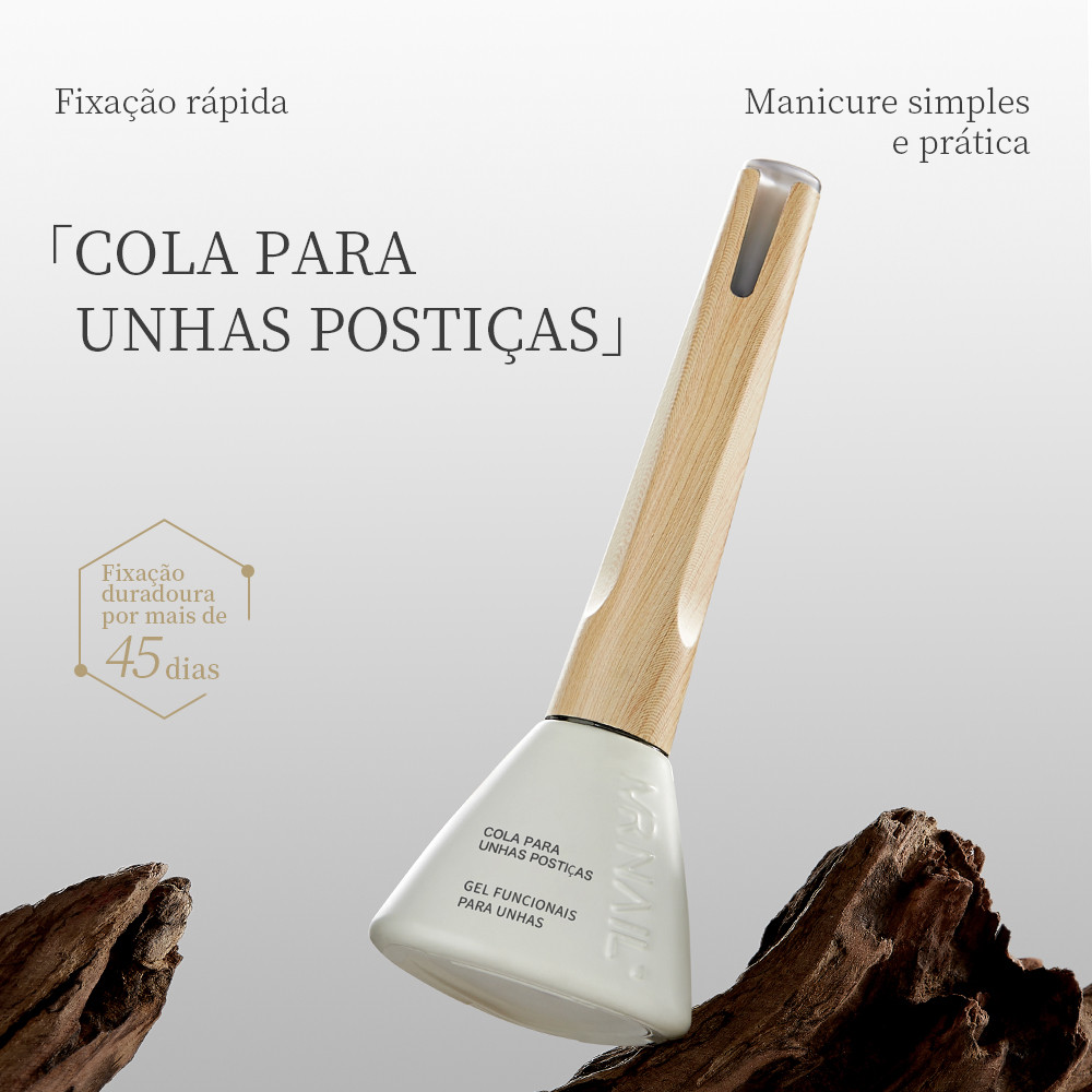 Cola em Gel MR NAIL para Unhas Postiças 14g UV LED Transparente