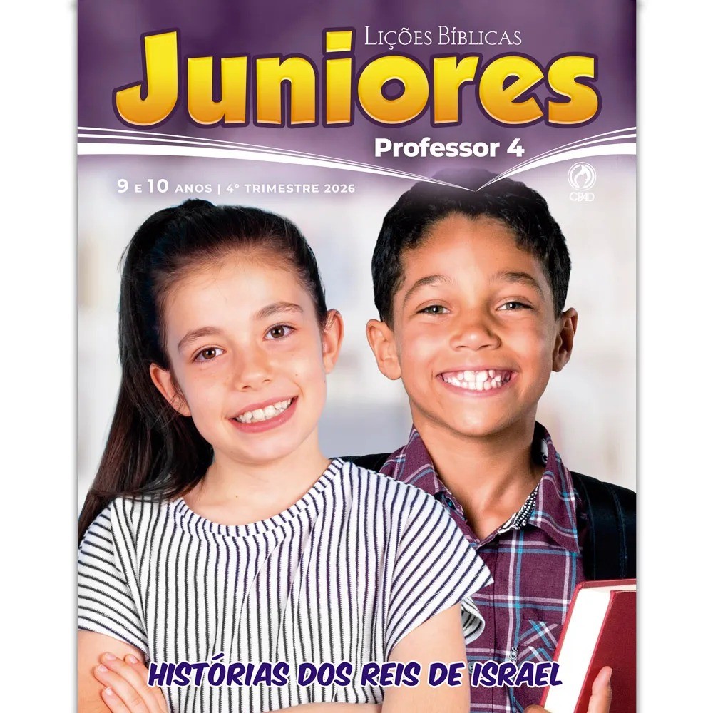 Revista Lições Bíblica Juniores Professor 4º Trimestre 2026