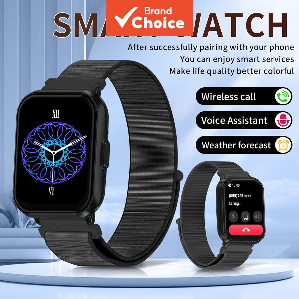 Smartwatch 1.83 Tela TFT Chamada Bluetooth Modos Esportivos Rastreador de Fitness Faces Personalizáveis Assistente de