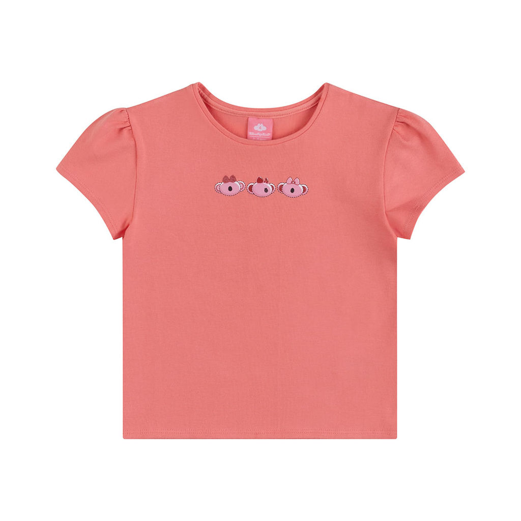 Blusa Manga Curta Infantil Menina Lilica Ripilica