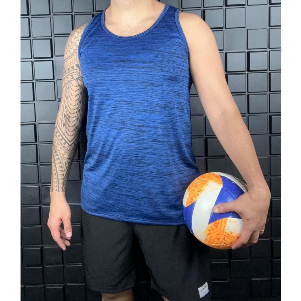 Camiseta Regata Treino Academia Básica Respirável  Confortável Dia a Dia Verão Leve