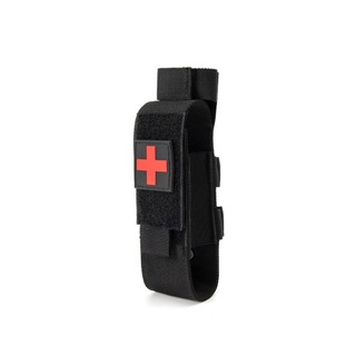Tático edc hemostático cinto saco tesoura saco de armazenamento de lanterna ao ar livre saco portátil tático saco de gat