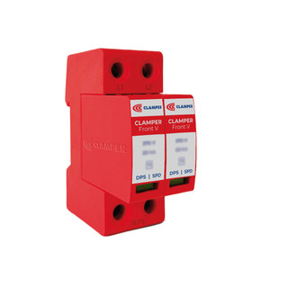 DPS CLAMPER Front V Bipolar 275V 20KA Classe II - Protetor contra surtos para quadros elétricos