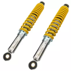 Par Amortecedor Honda Pop 100/110i Biz 100/125 Mola Amarela