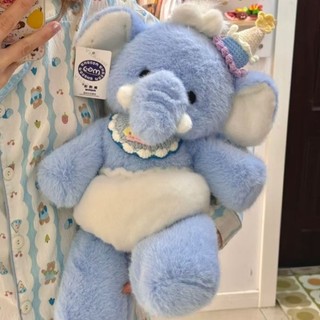 Boneca de elefante fofa para meninas, presente de aniversário para cama, travesseiro de pelúcia, elefantezinho para conf