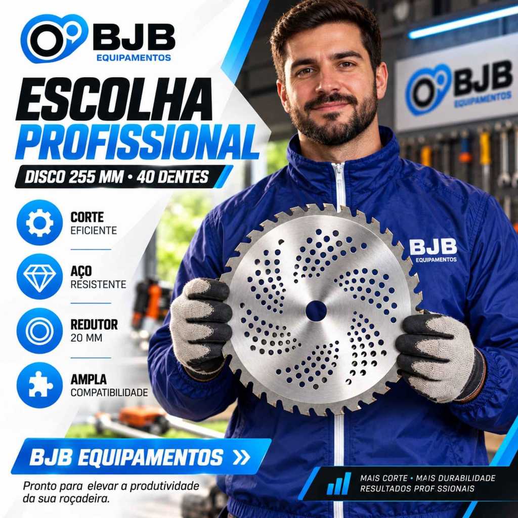 Lamina Disco Serra Roçadeira 40 Dts Stihl Branco Nakasaki — imagem 2 de 2
