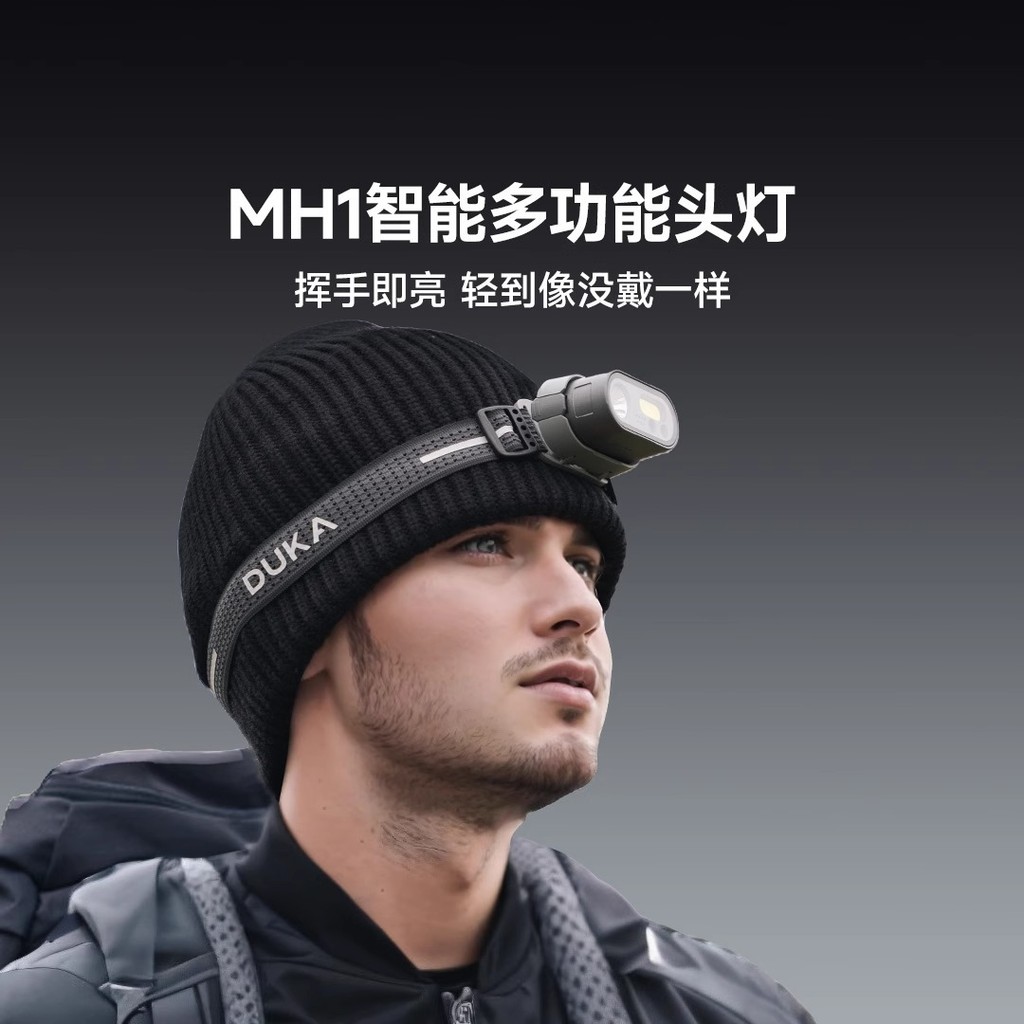 Lanterna de cabeça MH1 recarregável, super brilhante, multifuncional, para pesca noturna, com bateria de lítio, ideal pa