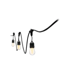 Varal de Luzes 10 metros E27 Foxlux 10 Bocais IP65 Bivolt