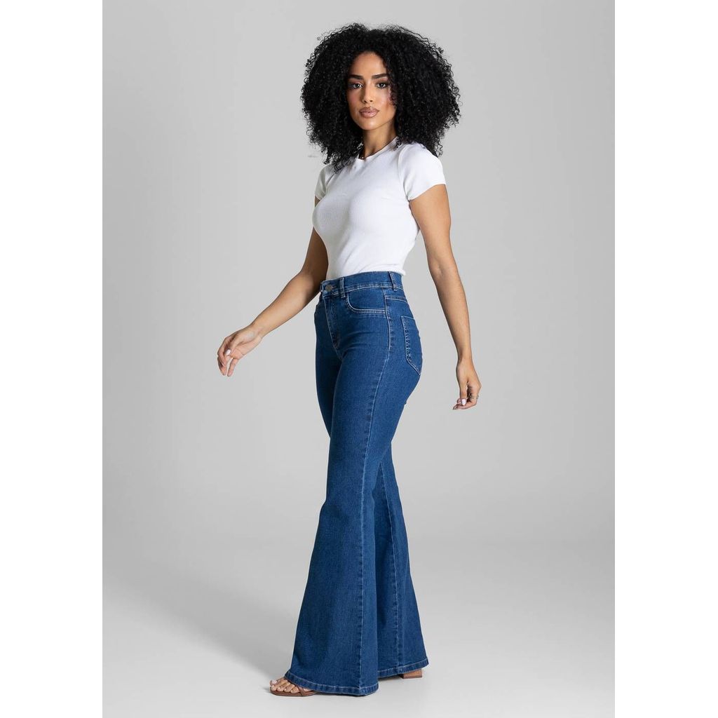 Calça Jeans Sawary Flare - 284445 — imagem 2 de 2