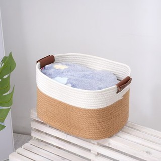 Estilo japonês moderno simples cesta de armazenamento de artigos diversos cesta de armazenamento de itens domésticos Hig