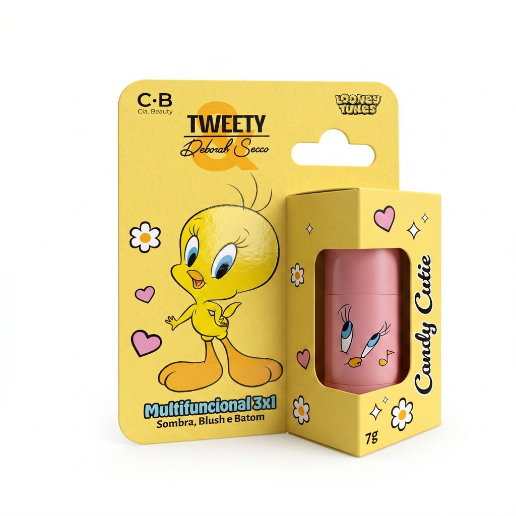 TWEETY X DEBORAH SECCO STICK MULTIFUNCIONAL CANDY CUTIE 7g