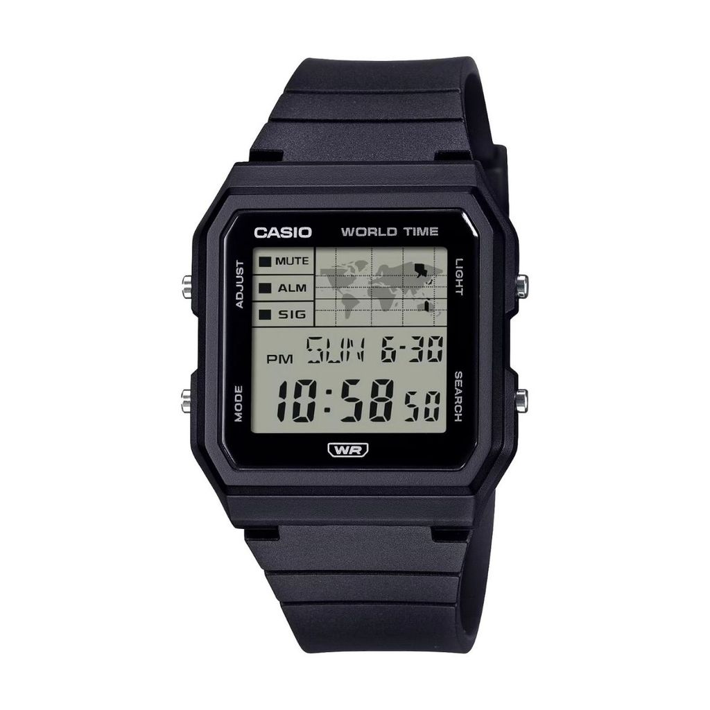 Relógio Casio Vintage Digital Silicone Preto LF30W1ADFSC