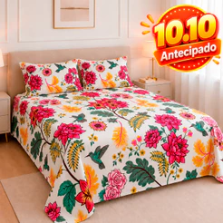 Jogo de Cobre Leito Casal 400 Fios 3 Peças Cama Box Casal Toque de Algodão Extra Macio Anti Bolinha