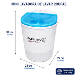 MEGA PROMOÇÃO MINI MAQUINA DE LAVAR - LAVA E CENTRIFUGA 220V
