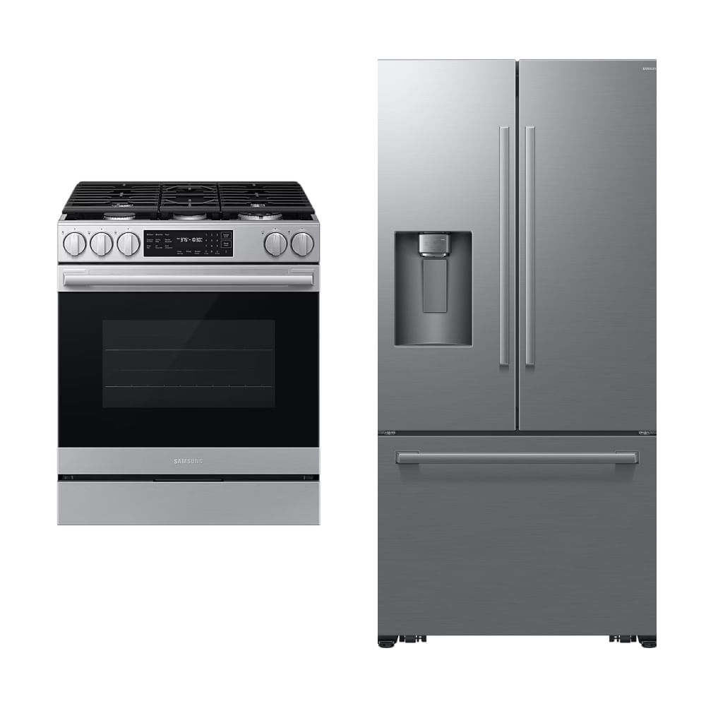 Fogão Samsung Série 80 Semi Profissional + Geladeira Samsung French Door RF70H