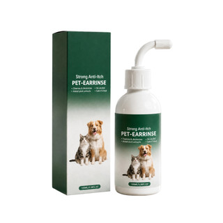 AMZ Pet orelha limpeza líquido suavizante cera de ouvido refrescante limpeza Universal para gatos cães suave pele-amigáv