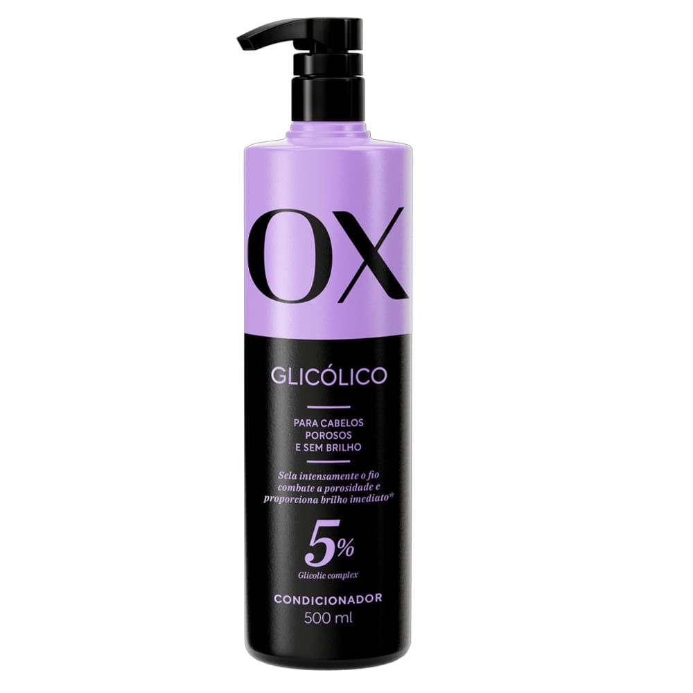 Kit Ox Glicólico Shampoo E Condicionador 500ml cada — imagem 2 de 2