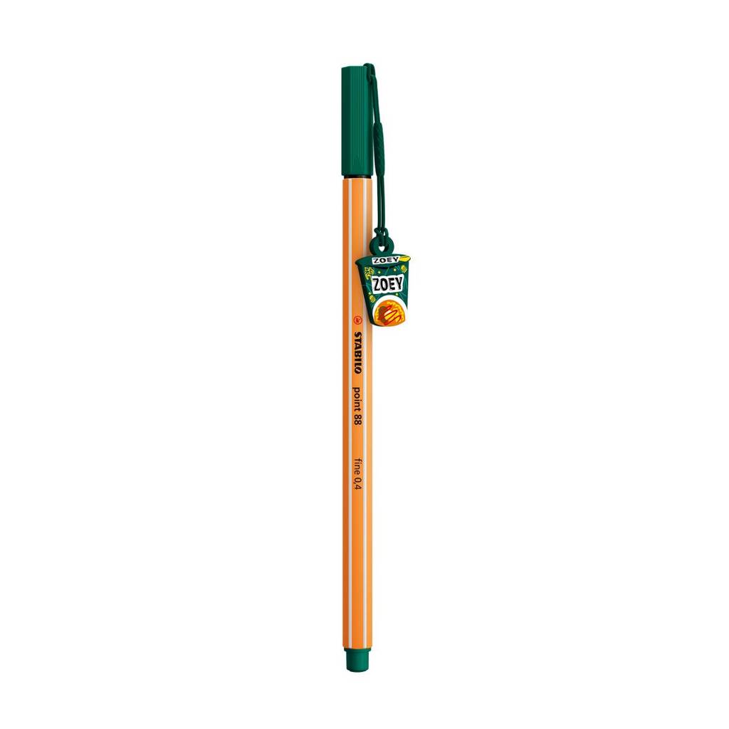 Caneta hidrográfica Fine Point 88 K-Pop Demon Hunters Verde Escuro Stabilo