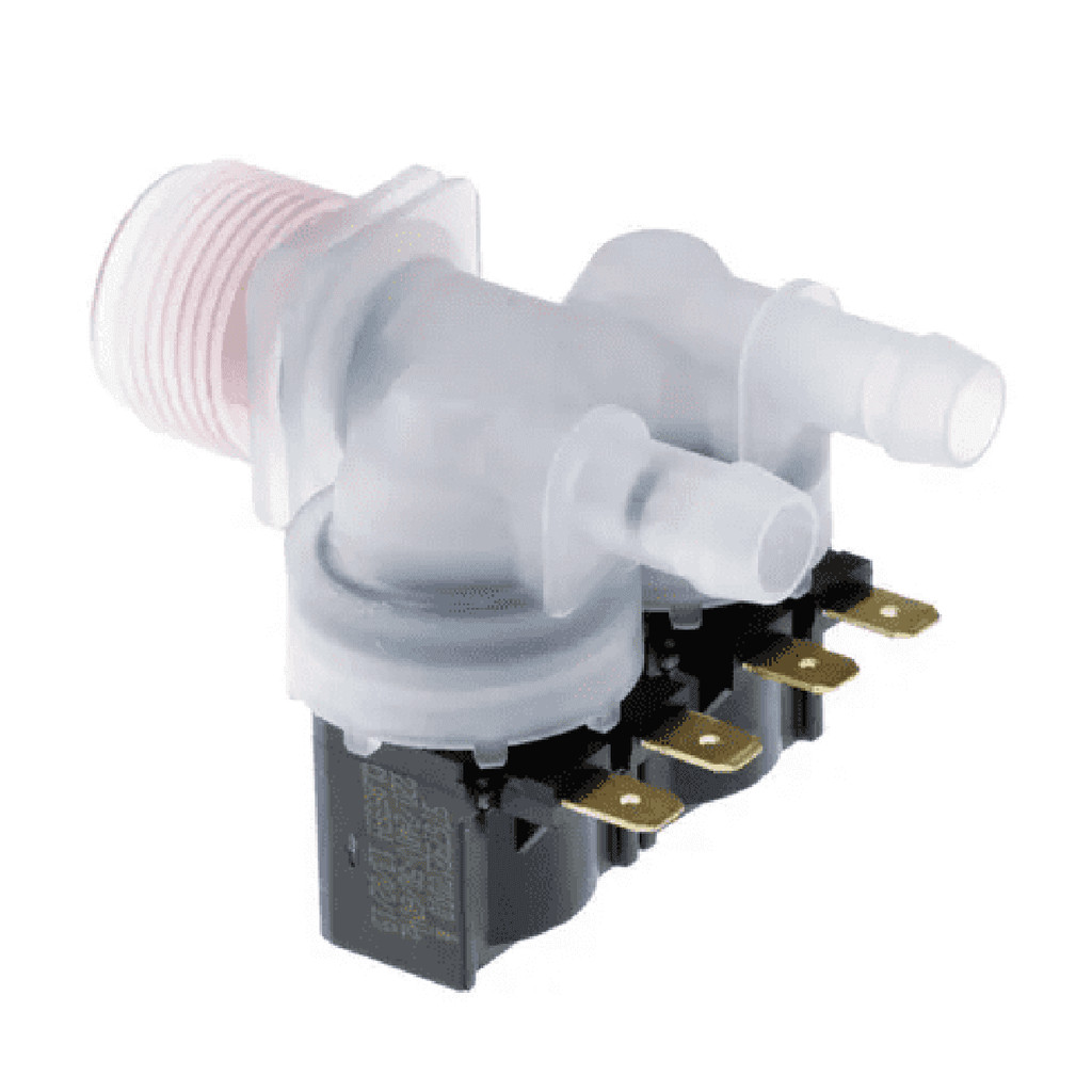 Válvula Entrada Agua Dupla 220v Compativel C/electrolux 13kg
