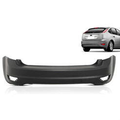 Parachoque Traseiro Focus Hatch 2009 2010 2011 2012 2013 Com Furo Refletor