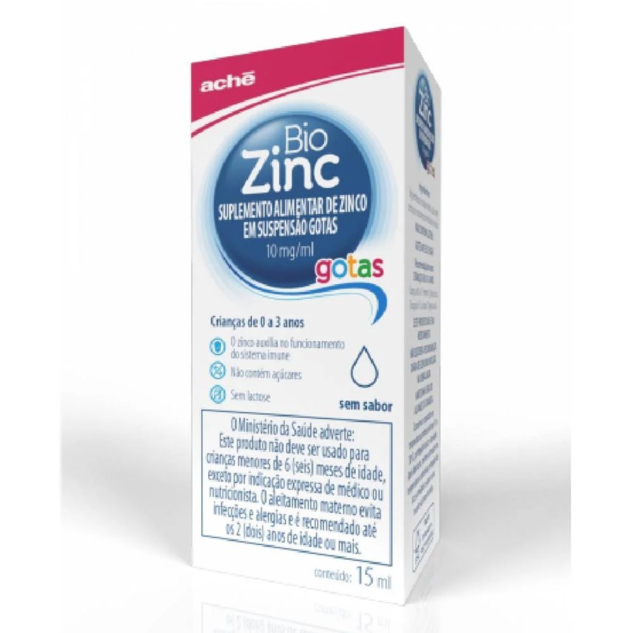 BioZinc Zinco 10mg/ml Gotas 15ml em Oferta na Shopee