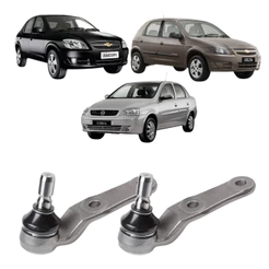 Par Pivos Suspensão Dianteira Celta Prisma 10/15 Corsa 10/16 Classic