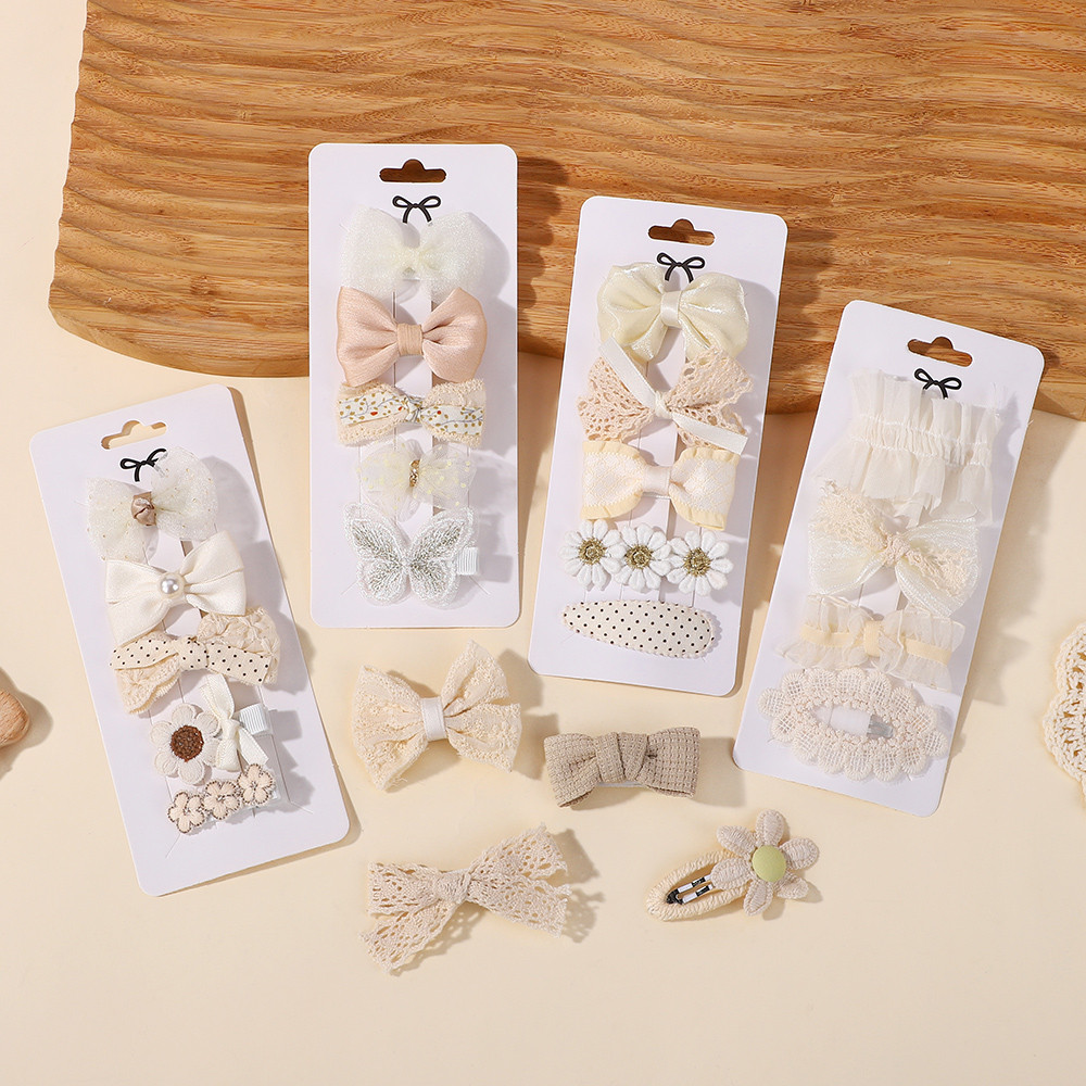 4/5 Pçs Acessórios De Cabelo Das Crianças Conjunto Presente Doce Bowknot Grampos Meninas Presilhas Estilo Ins Para em Oferta na Shopee
