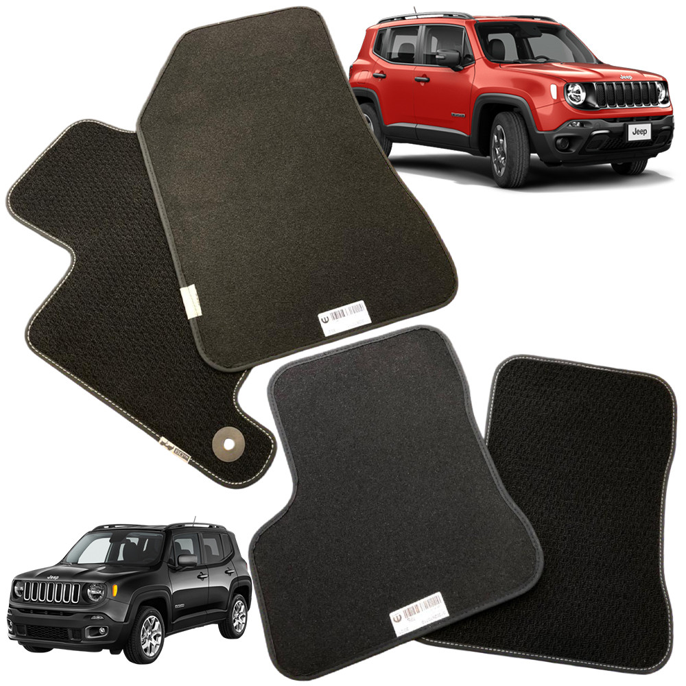 Jogo Tapetes Carpete jeep Renegade 2016 2017 2018 2019 2020 2021 2022 2023 2024 2025 ORIGINAL MOPAR em Oferta na Shopee
