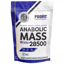 Anabolic Mass 28500 Refil Stand-Up - 3000g Chocolate com Morango - ProFit