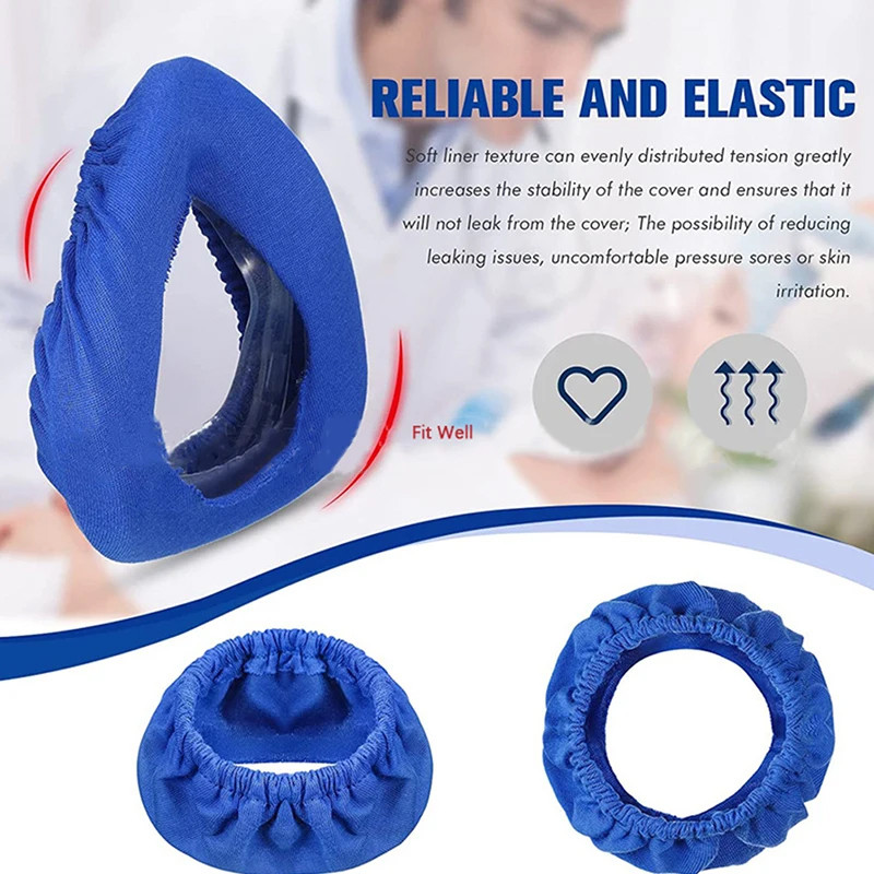 Almofadas De Nariz Para Máscara CPAP Capa Universal Respirável Forros Acessórios Rosto Cheio Apnéia Do Sono — imagem 2 de 2