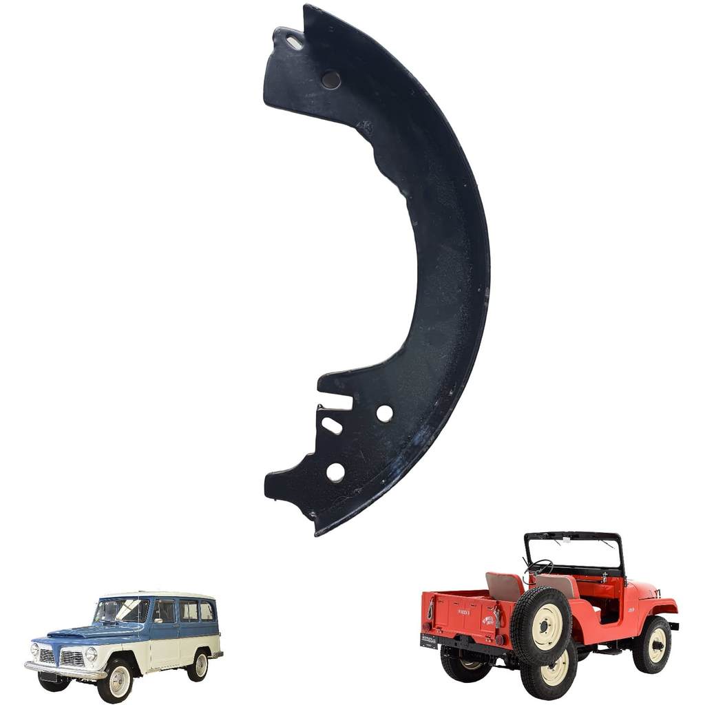 Patim De Freio Sem Lona Jeep E Rural Ford Willys De 1960 / 1983