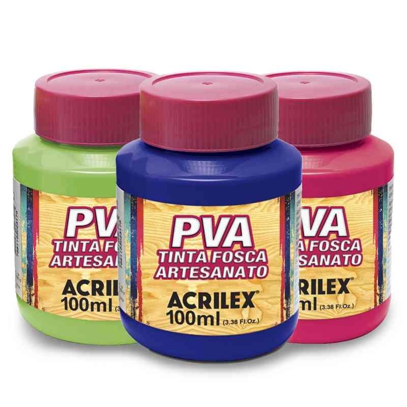 Tinta PVA Fosca para Artesanato Acrilex 100ml