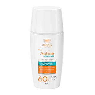 Protetor Solar Facial Darrow Actine Aquafluid Sem Cor FPS60 40g em Oferta na Shopee