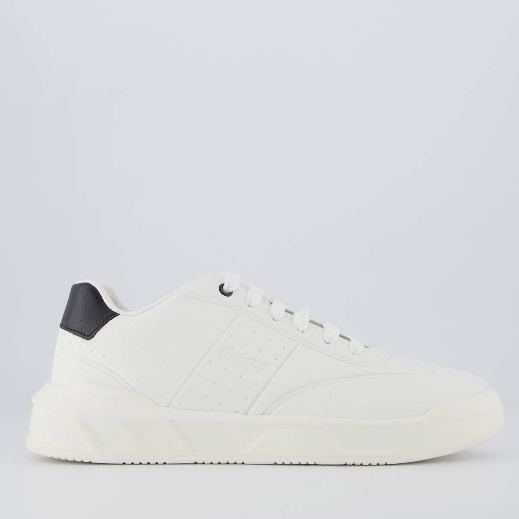 Tênis Coca Cola Soho Sky Branco e Preto em Oferta na Shopee