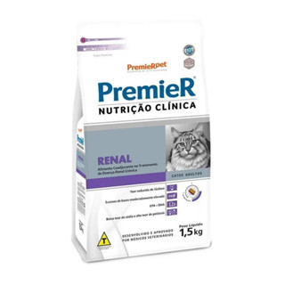 Ração Premier Nutrição Clínica Renal para Gatos Adultos 1,5kg em Oferta na Shopee