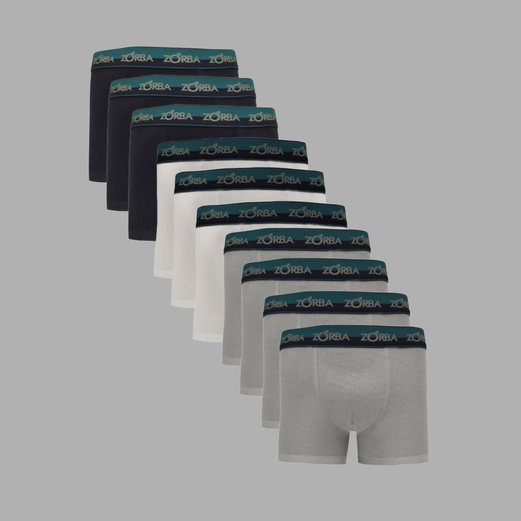 Kit 10 Cuecas Zorba Boxer Algodão Max 702 em Oferta na Shopee