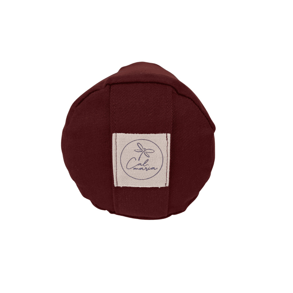 Imagem Mini Bolster Yoga Almofada Cilíndrica Vinho