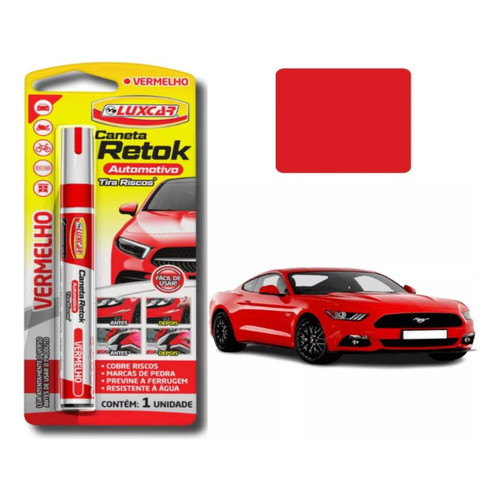 Caneta Reparo Pintura Lataria Carro Moto Tira Riscos Retoque
