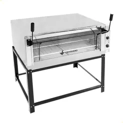 Forno Industrial Venâncio Roma Elétrico Aço Inox com Pedra Refratária FERI90